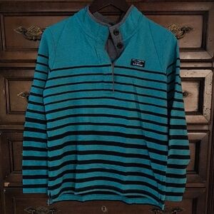 L.L.Bean Striped Rugby Pullover Top
